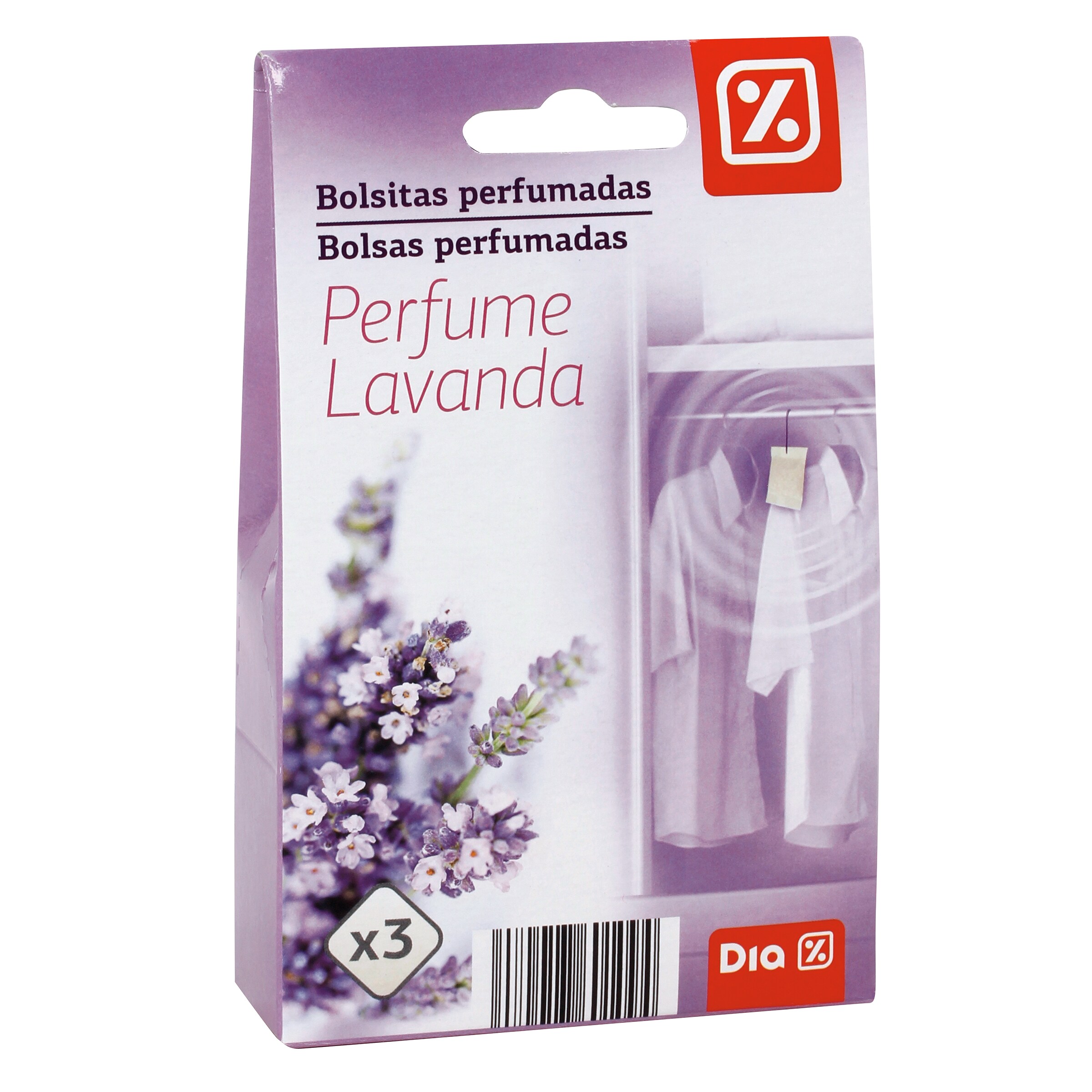 DIA bolsita perfumada aroma lavanda caja 3 uds