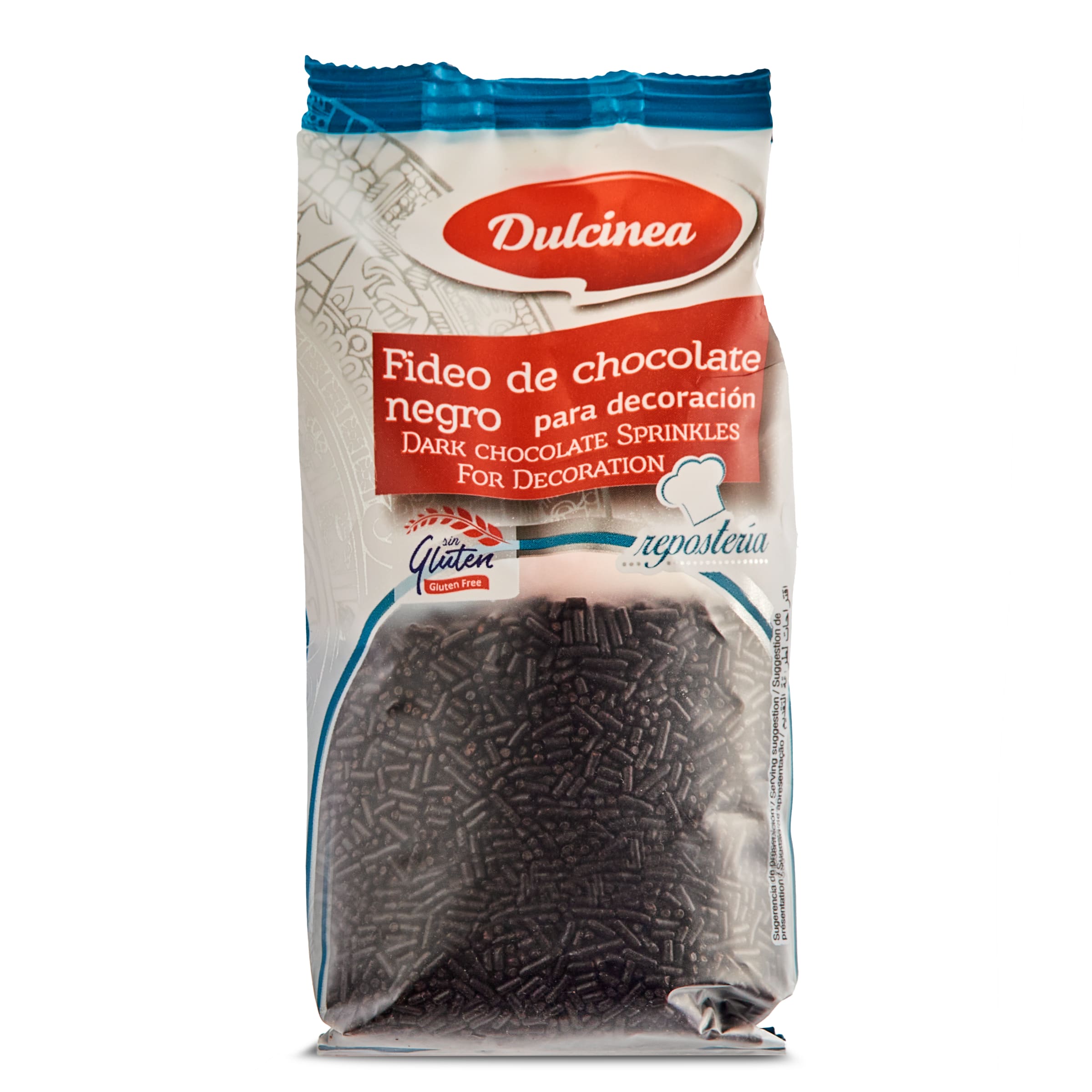 DULCINEA fideos de chocolate para decorar bolsa 150 gr