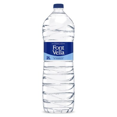 Agua mineral natural Font Vella botella 2 l-0