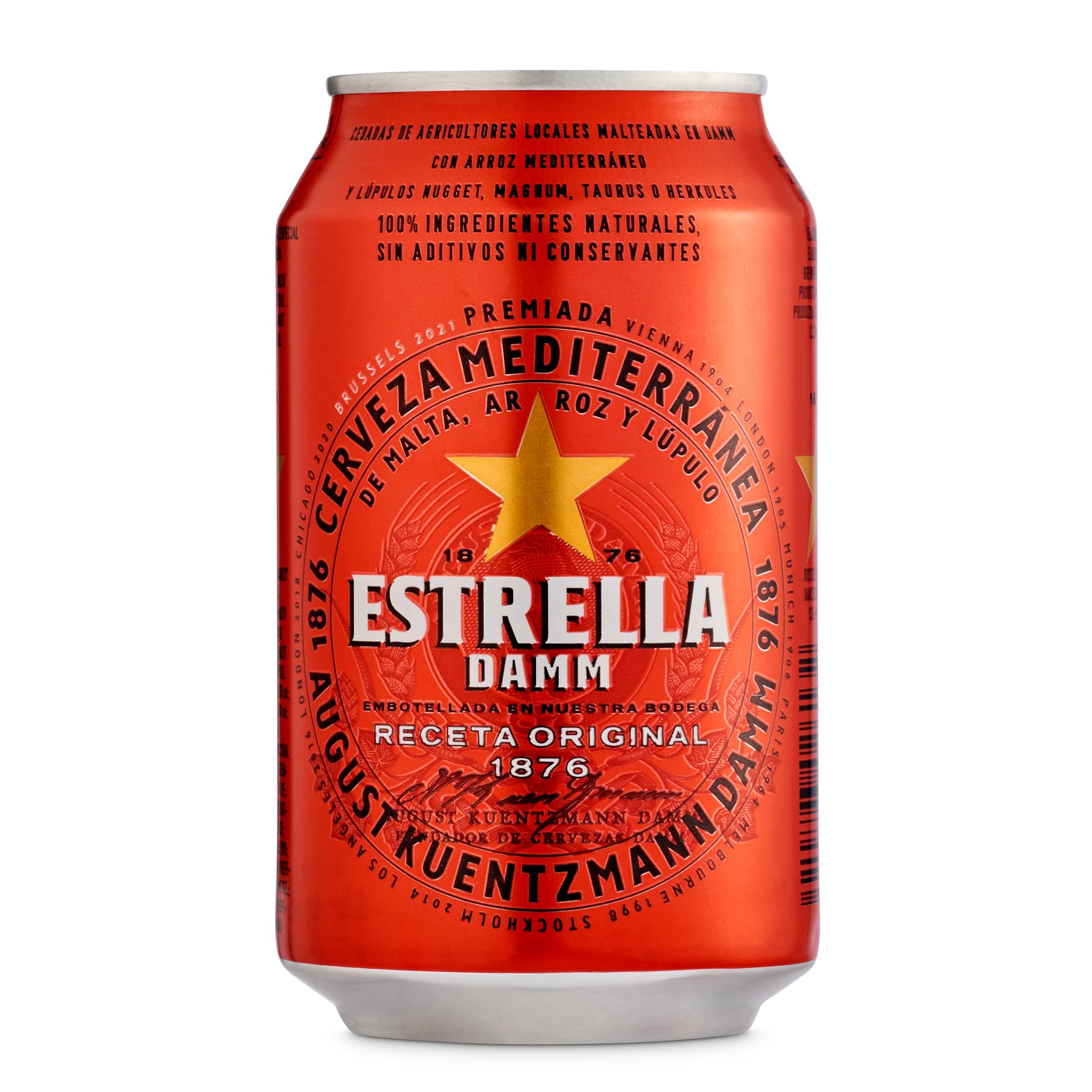 Cerveza Estrella damm lata 33 cl - Supermercados DIA