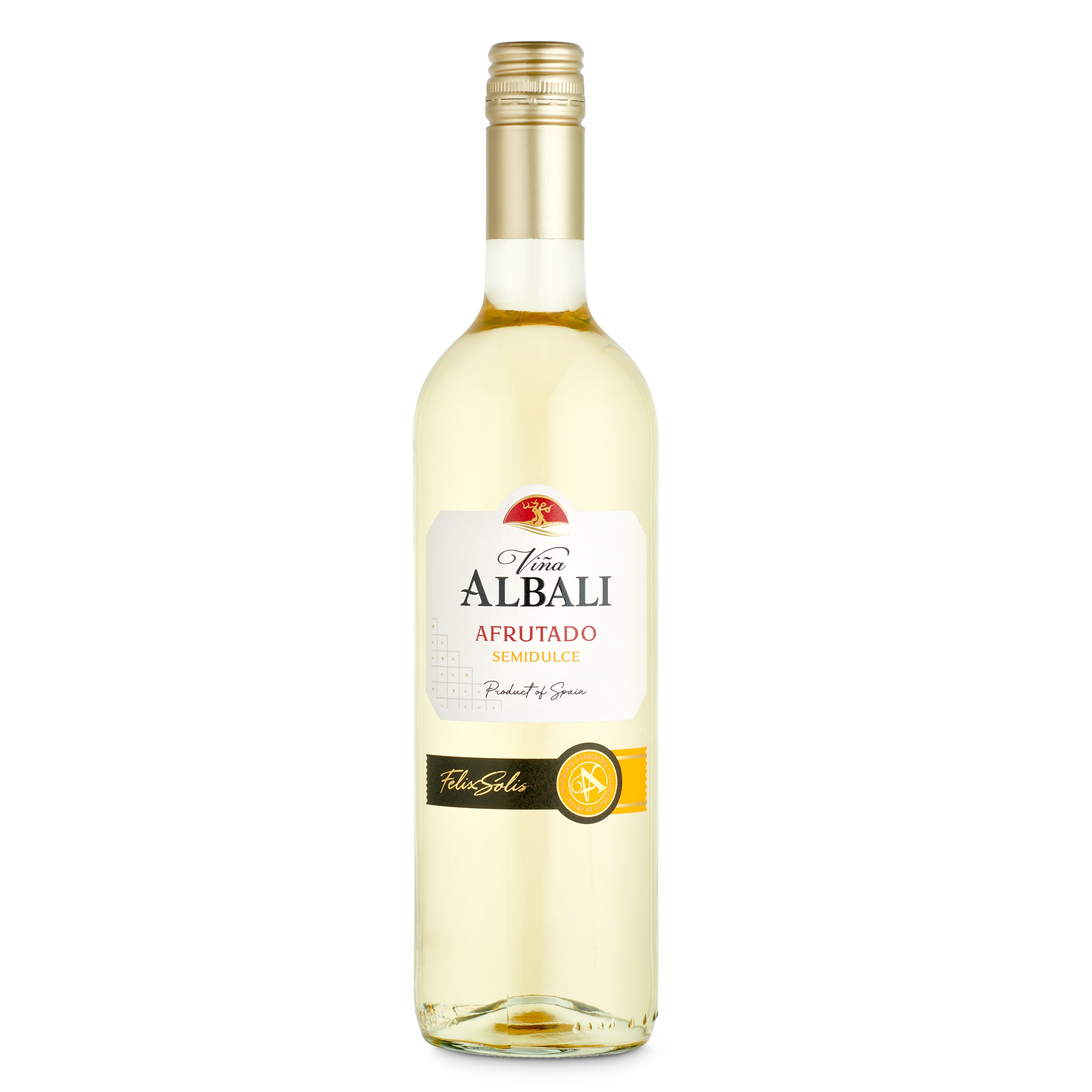 Vino blanco semidulce afrutado D.O. Valdepeñas Viña Albalí botella 75 cl