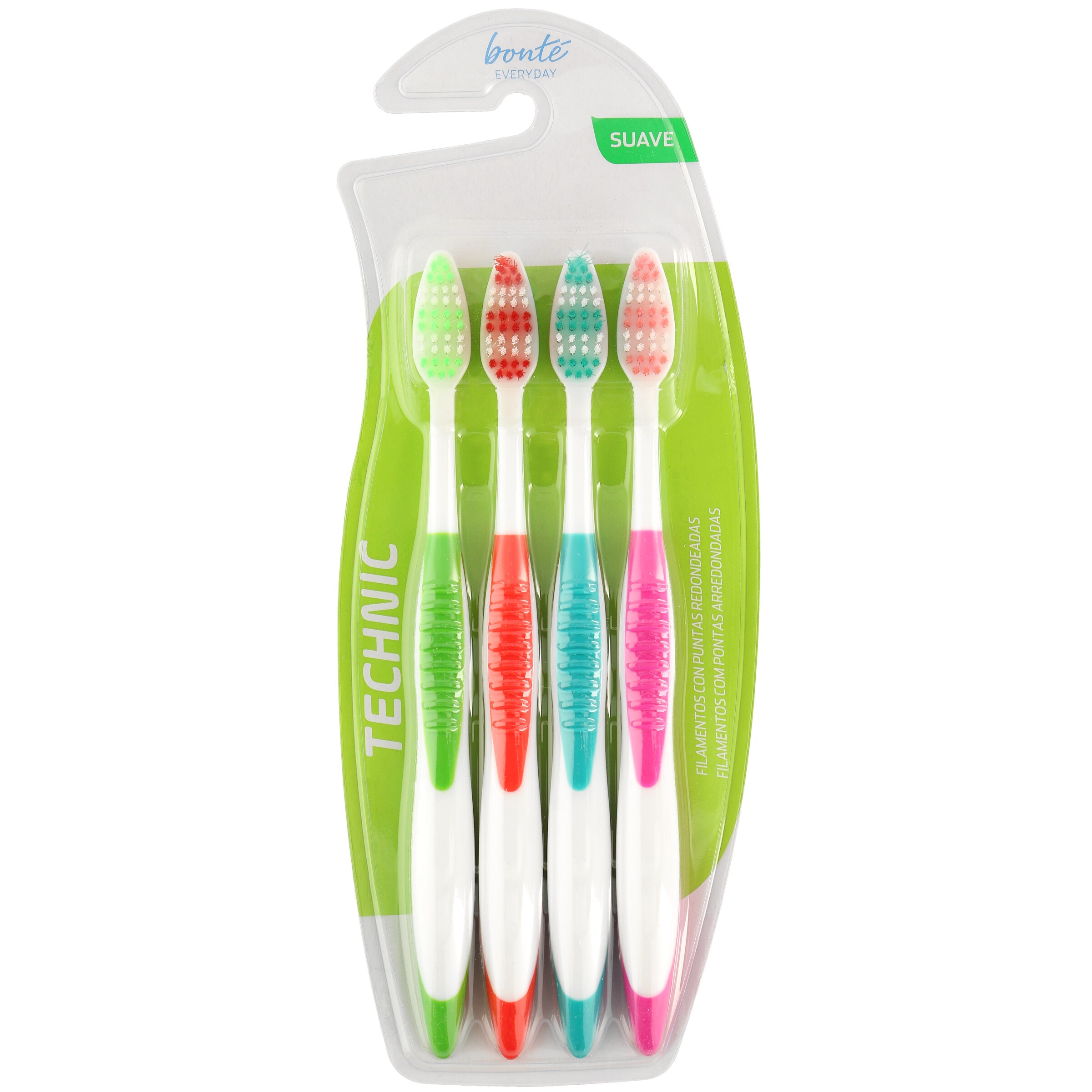 BONTE cepillo dental technic suave blíster 4 uds