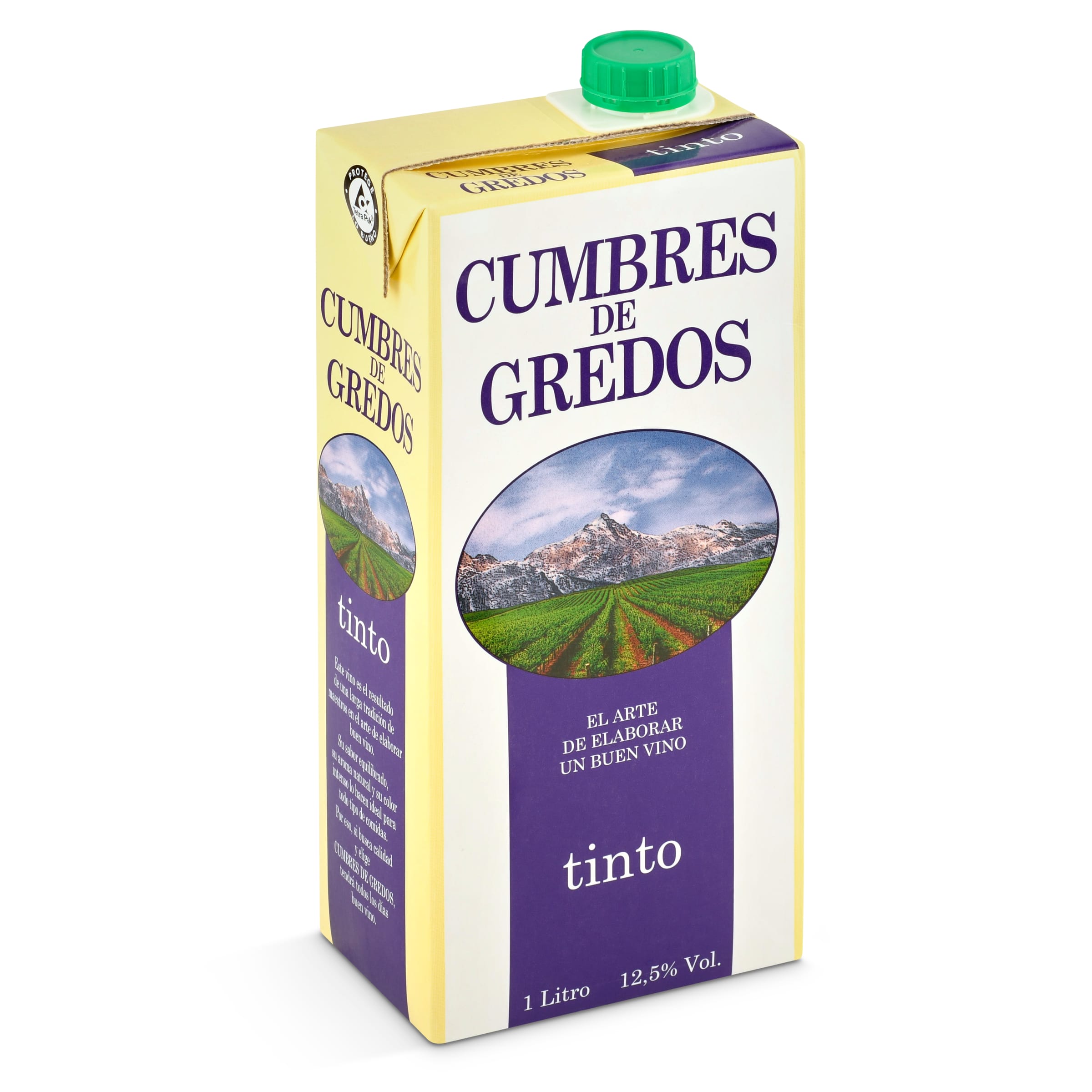 CUMBRES DE GREDOS vino tinto envase 1 lt