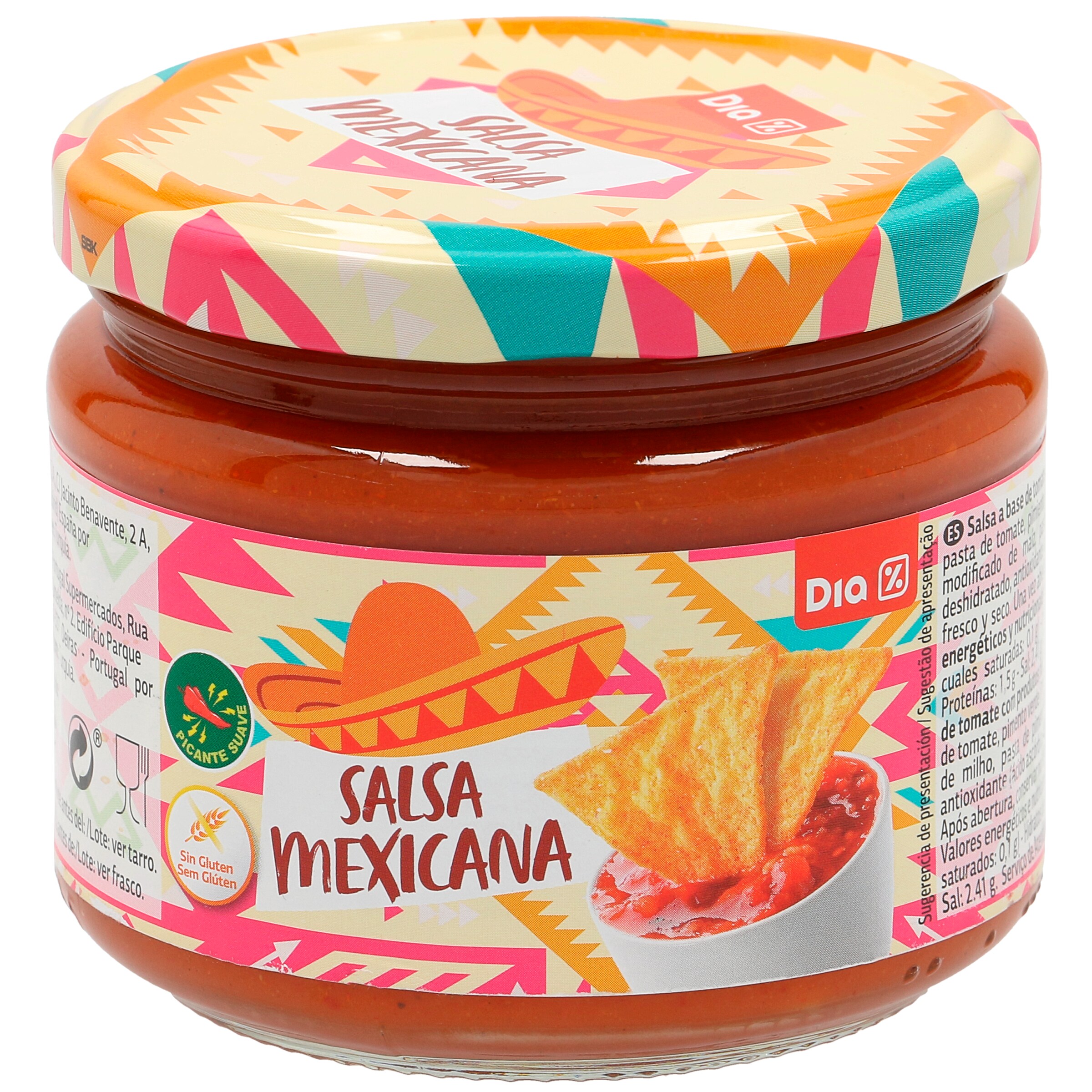 DIA salsa mexicana frasco 315 gr