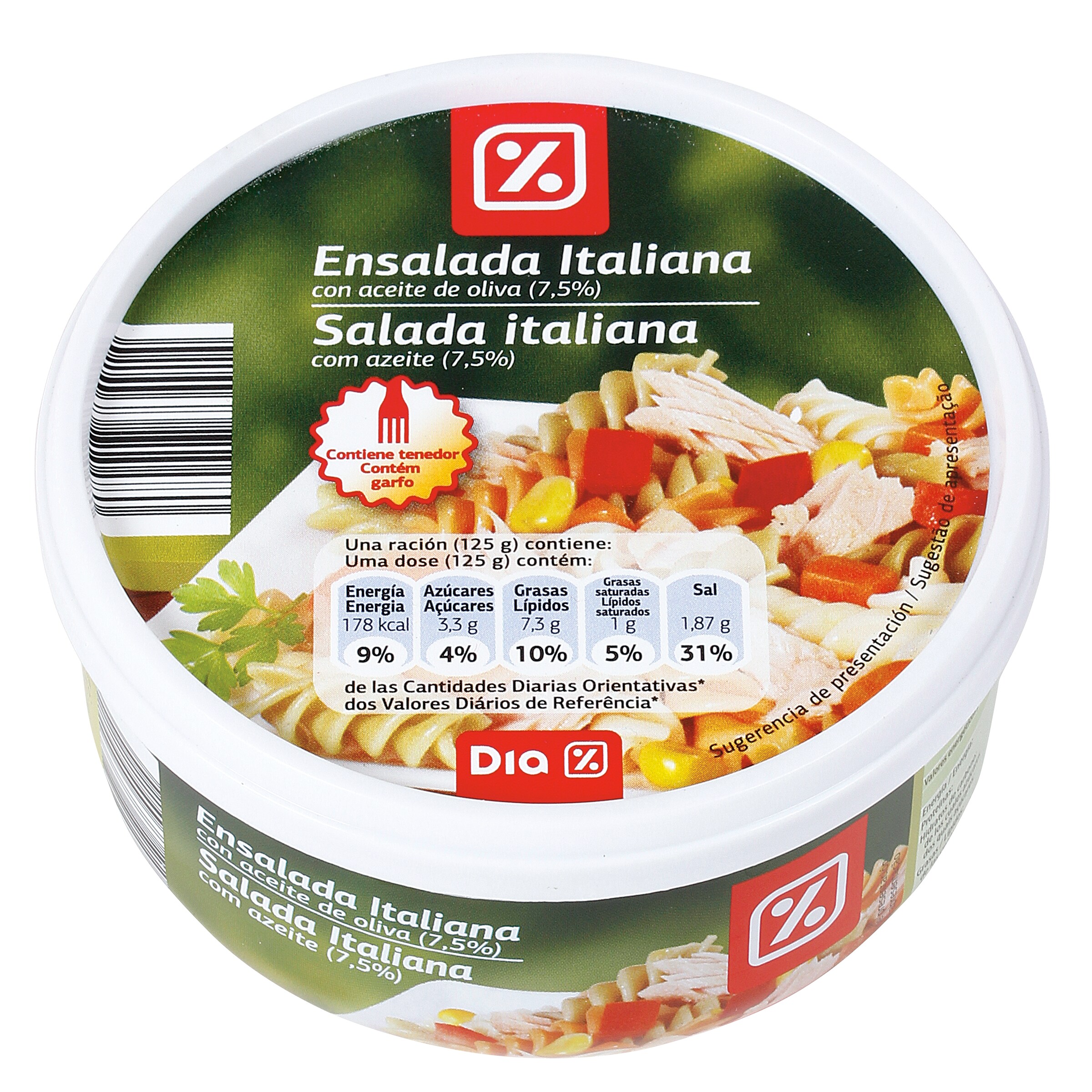 DIA ensalada italiana tarrina 250 gr
