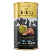 Aceitunas rellenas de anchoa del cantábrico Jolca lata 150 g