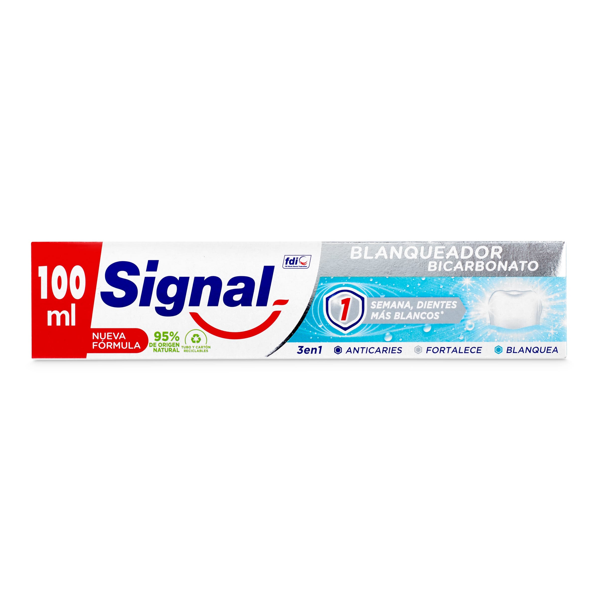 Pasta dentífrica blanqueadora bicarbonato Signal tubo 100 ml -  Supermercados DIA