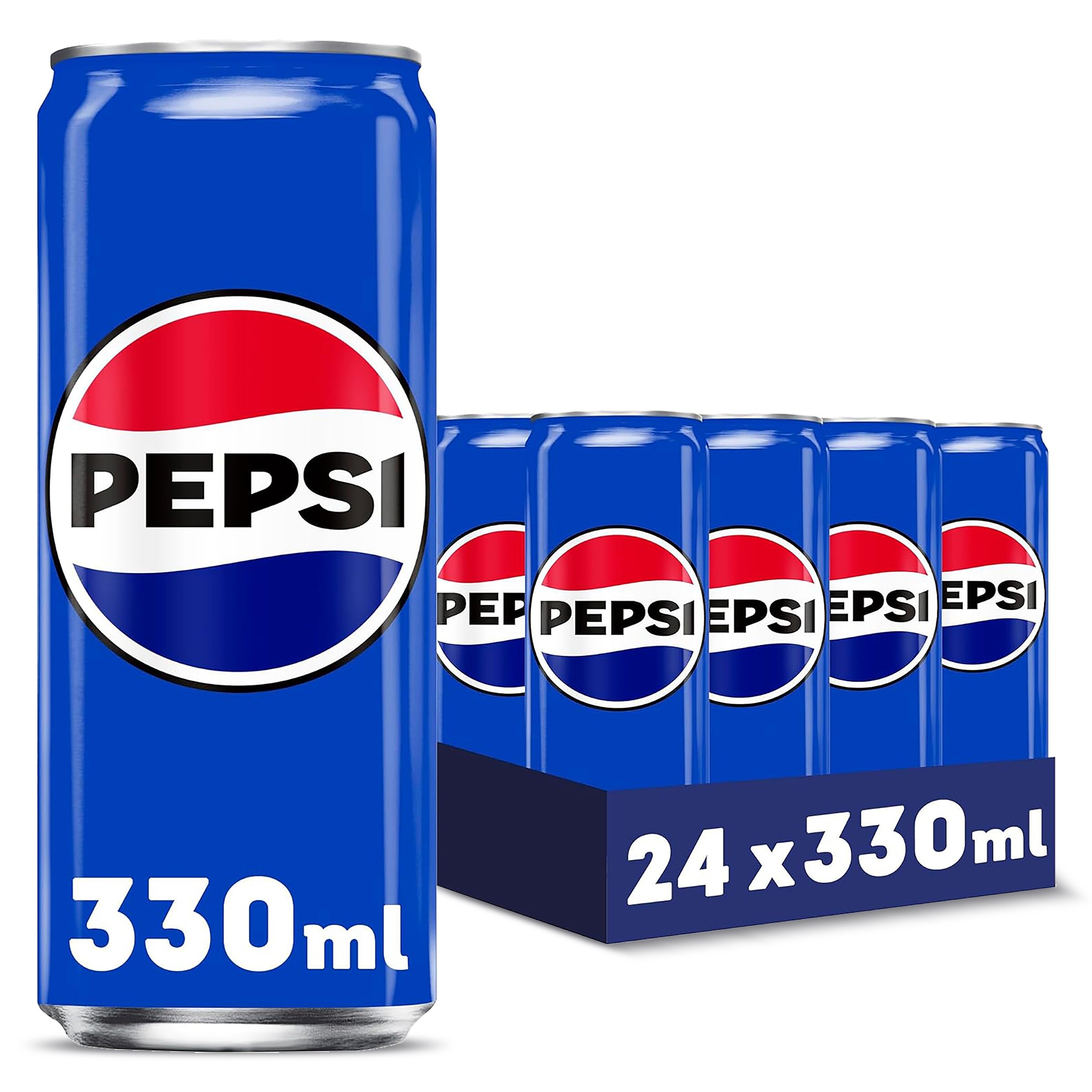 Refresco de cola clásica Pepsi pack 24 x 33 cl