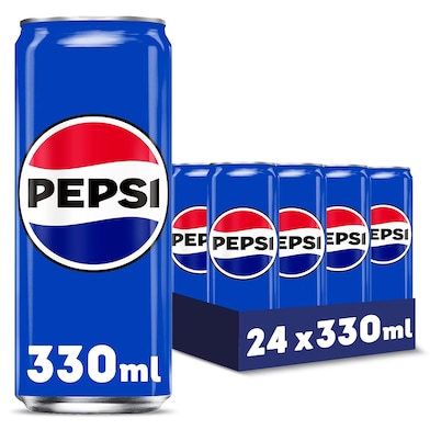 Refresco de cola clásica Pepsi pack 24 x 33 cl-0