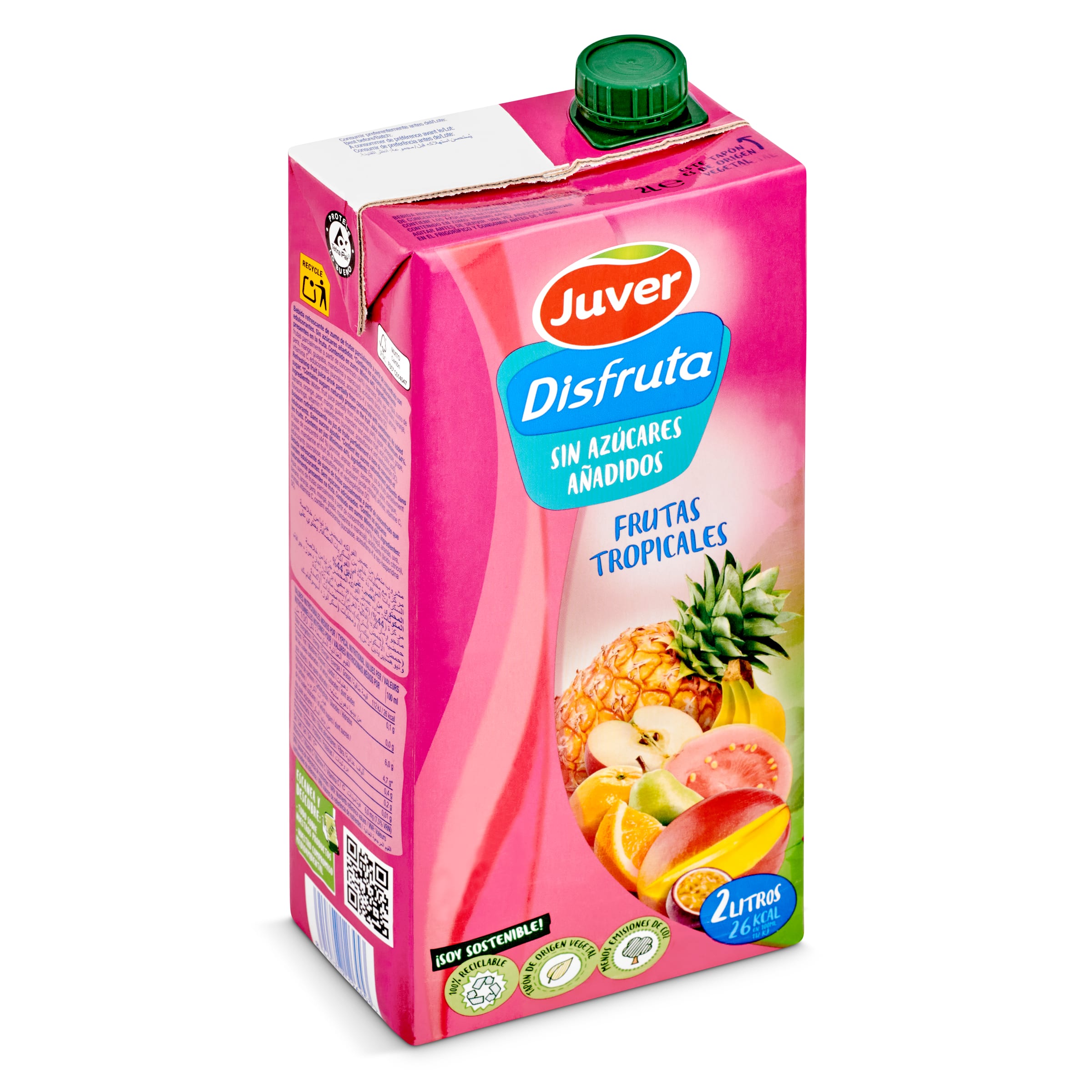 DISFRUTA néctar light tropical envase 2 lt
