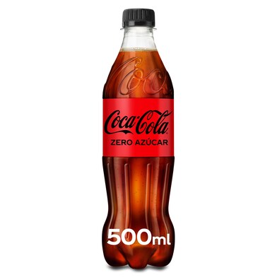 Refresco de cola zero azúcar Coca-Cola botella 50 cl-0 Refresco de cola zero azúcar Coca-Cola botella 50 cl-0