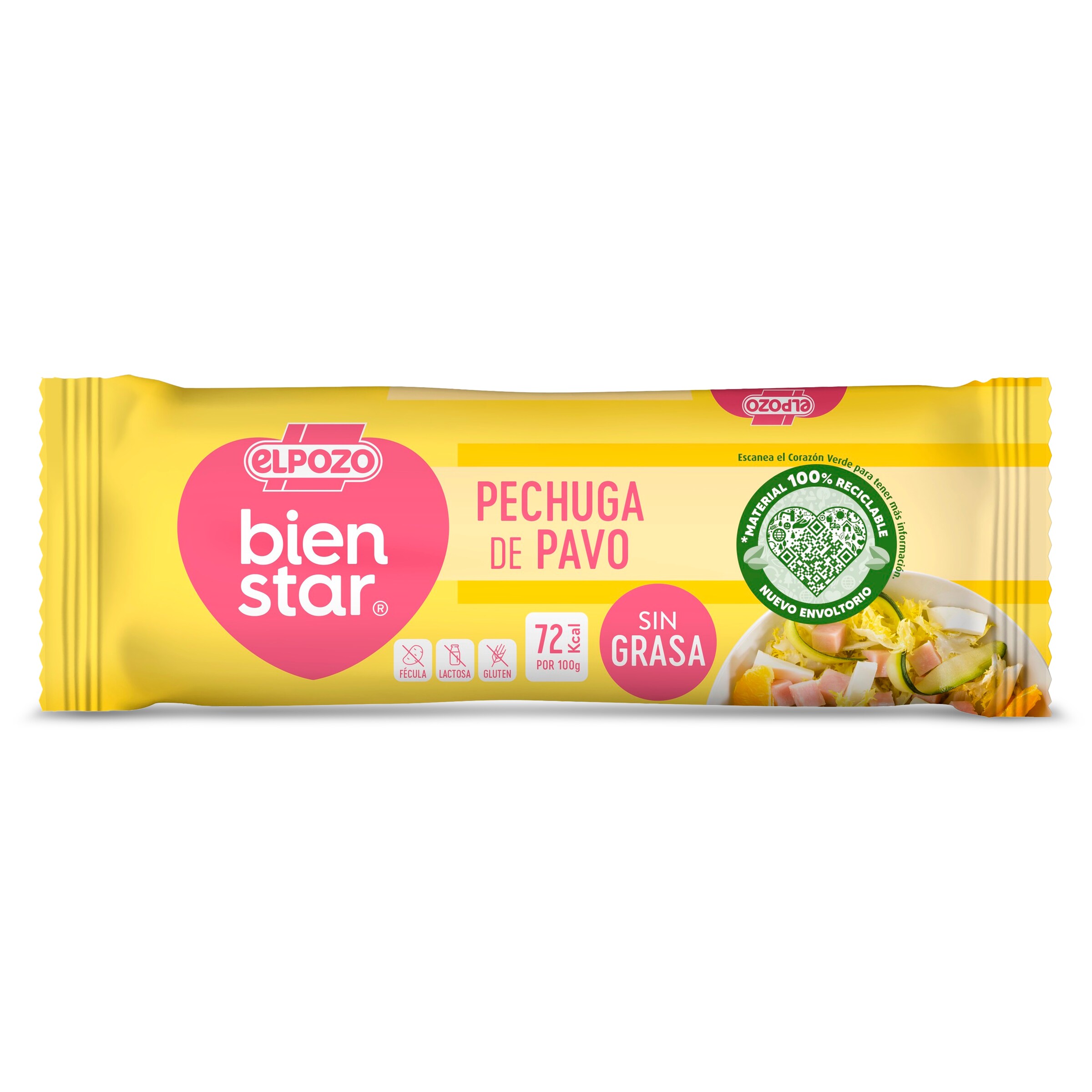 ELPOZO Bienstar pechuga de pavo 0% M.G. pieza 340 gr