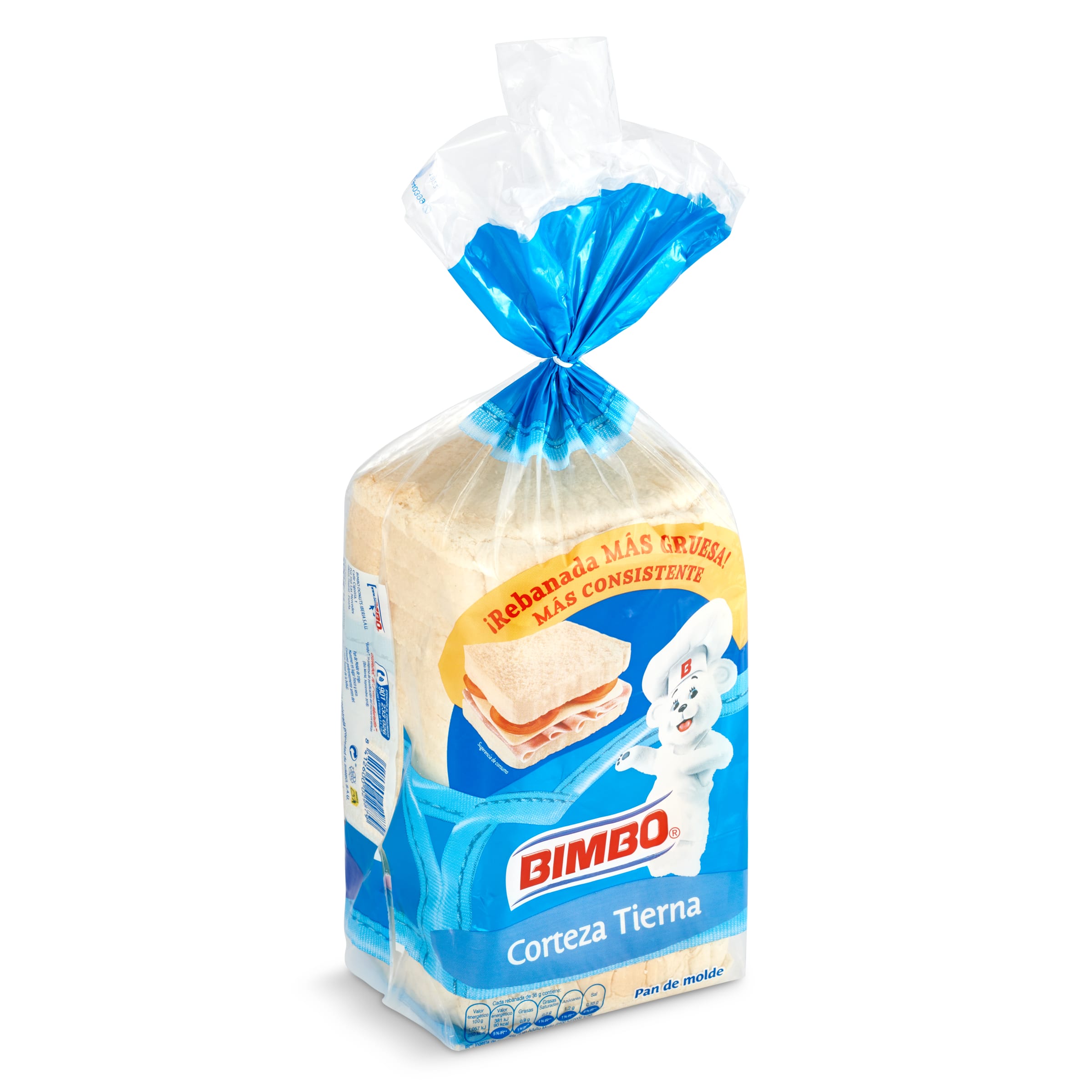 BIMBO pan de molde corteza tierna bolsa 500 gr