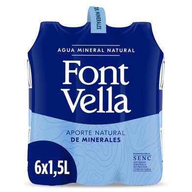 Agua mineral Font Vella pack 6 x 1.5 L-0 Agua mineral Font Vella pack 6 x 1.5 L-0