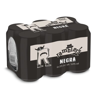 Cerveza negra Dia Ramblers pack 6 x 33 cl-0 Cerveza negra Dia Ramblers pack 6 x 33 cl-0