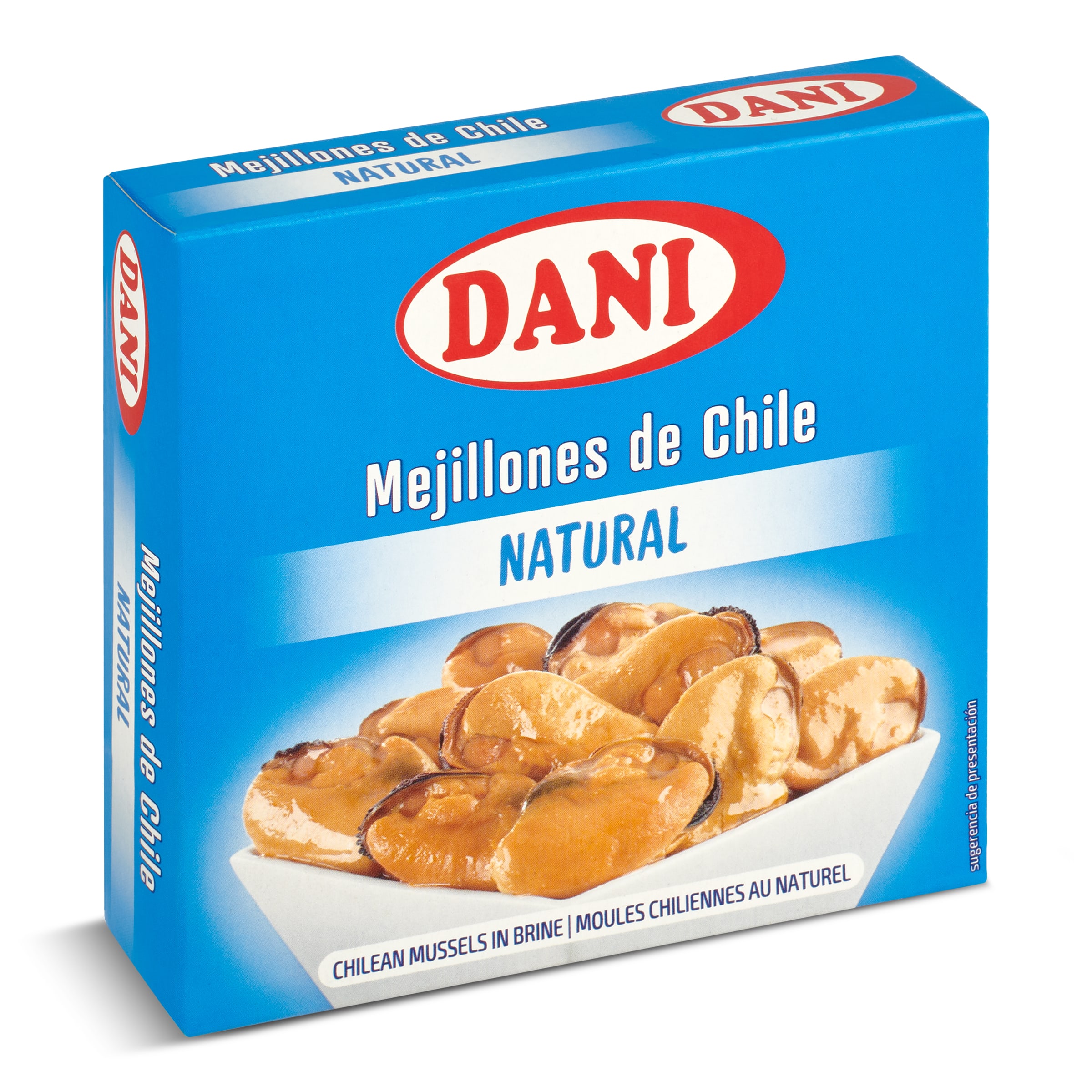 Mejillones al natural Dani lata 69 g