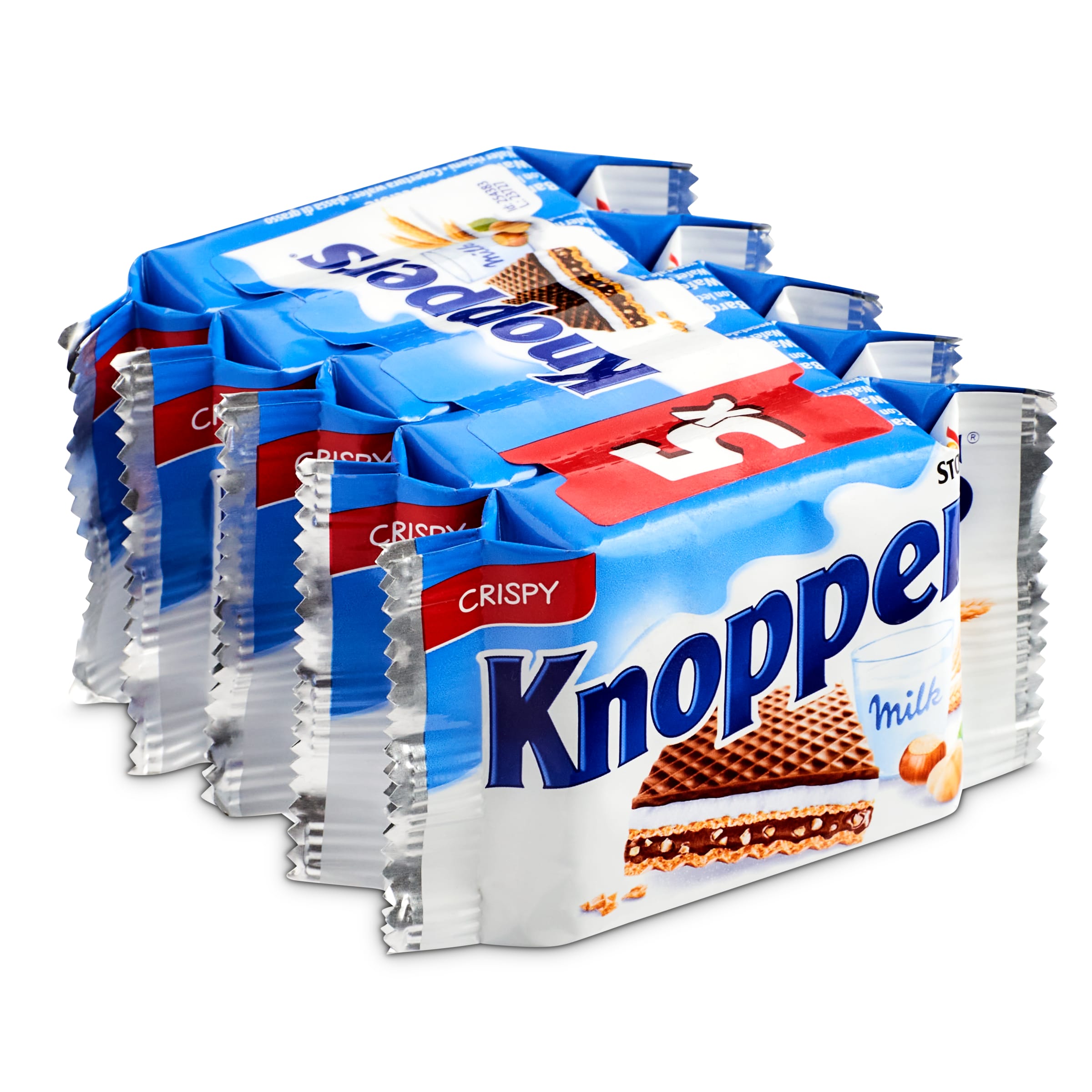 KNOPPERS chocolatina pack 5 uds 125 gr