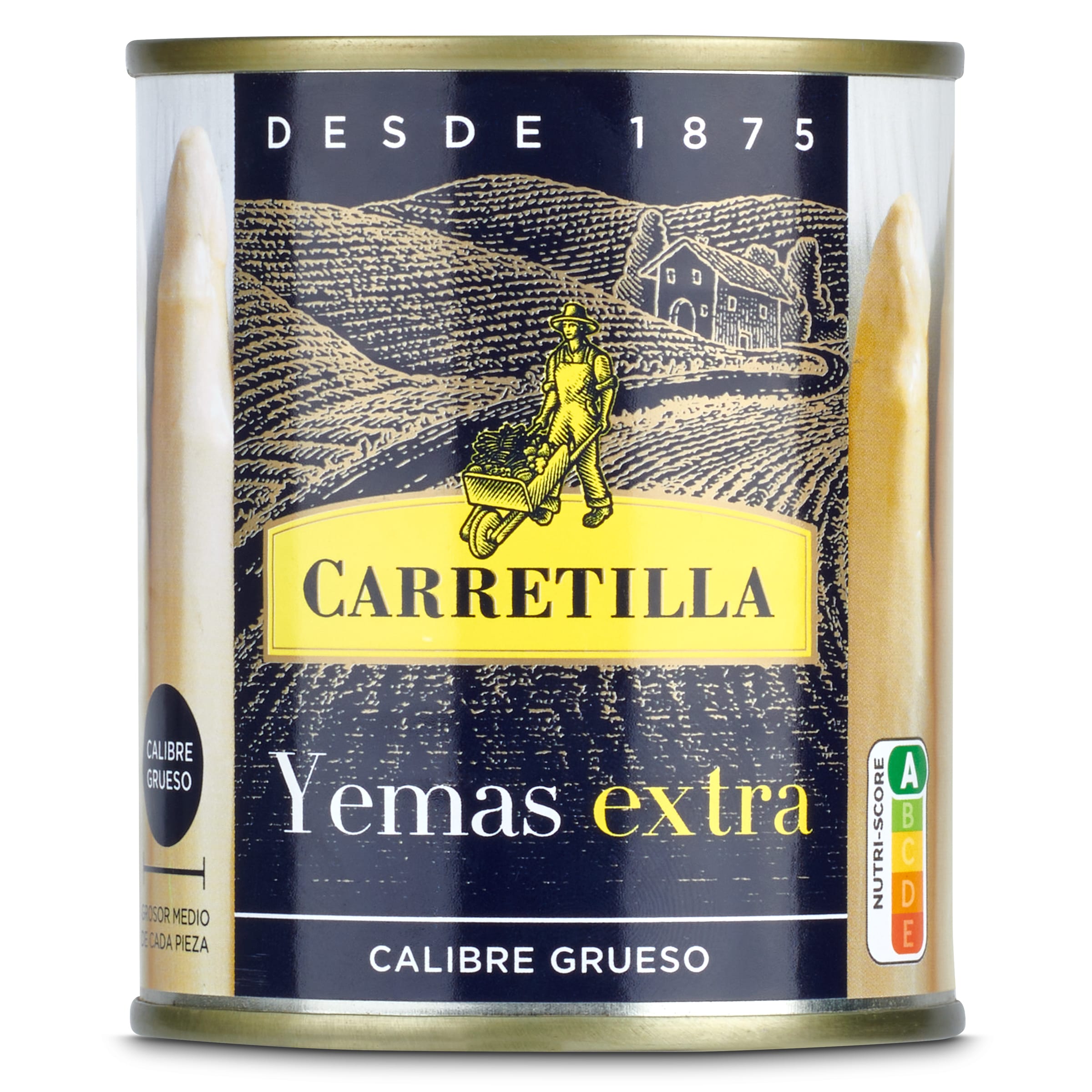 CARRETILLA yemas de espárragos gruesos lata 135 gr